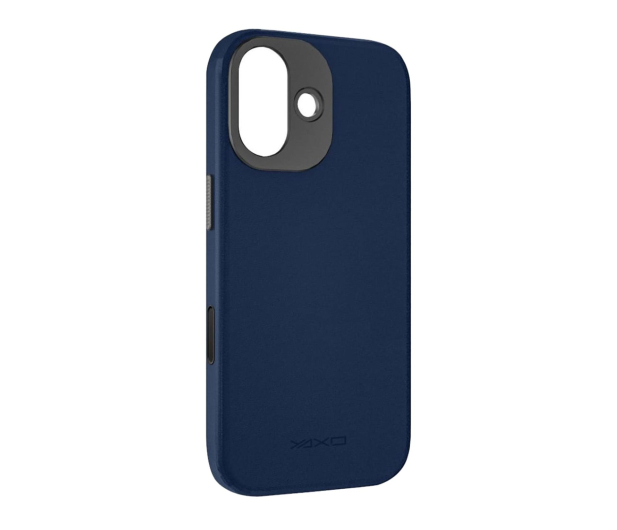 YAXO Leather Gear Slim Case MagSafe iPhone 17 Dusky Blue - 1455903 - zdjęcie 2